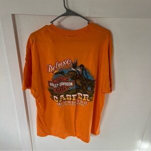 Vintage 2002 Harley Davidson Men's XL Wyoming Graphic T-shirt